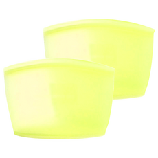 SiliPot 矽膠夾鏈袋 850ml, 食品級矽膠材質, 2個