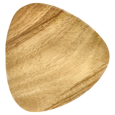 Homely Zakka 木趣食光木質小碟, 三角形, 14cm, 1個