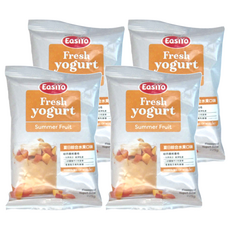 EasiYo 優格粉 夏日綜合水果口味, 紐西蘭原裝進口, 天然成分, 225g, 1包, 4包