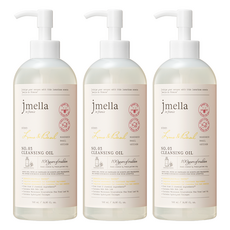 jmella in France 檸檬羅勒卸妝油, 500ml, 3瓶