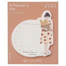 德德小品集 便利貼 一個人生活, 輕食, 3個, 1組