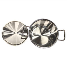 GEO 七層鋼兩手深鍋 蓋付 22 x 14cm, 22cm, 1個