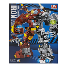 LW樂玩 鋼鐵機甲二變, 536+pcs, LW2143, 1盒
