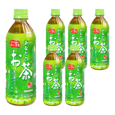 SANGARIA 山加利 你的茶, 日本原裝進口, 甘甜爽口綠茶, 休閒茶品, 500ml, 6瓶
