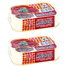 同榮 黑胡椒鰻, 100g, 2罐