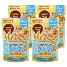 TanabikiSeimen 寶寶烏龍麵, 日本國產食材, 不含食品添加物或色素, 適合5個月以上嬰兒食用, 120g, 4包