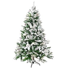 耶誕頂級聖誕樹 裸樹 不含飾品不含燈, 植雪擬真混合葉