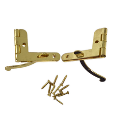 木百貨 後鈕 含螺絲 20個 Set 金色, 1包