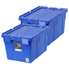 KEYWAY 聯府 物流箱 BL50-3, 藍色, 2個