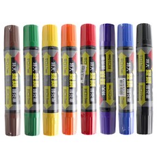 LIBERTY 利百代 908 酒精性特大雙頭麥克筆, 908-8C, 8支