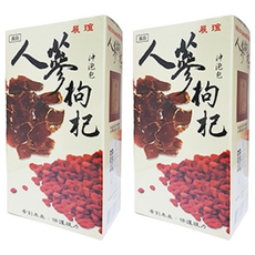 展瑄 人蔘枸杞茶, 純天然植物成分 養氣補血 恢復活力 暖心又紓壓 沖泡包, 4.5g, 30包, 2盒