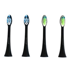 unicare 音波電動牙刷替換刷頭 18*90mm 尊享型刷頭2支+舒適型刷頭2支, uni-101-1, 1組