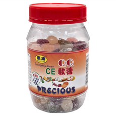 Hwei Yow 惠幼 CE軟糖 水果風味, 200g, 1罐