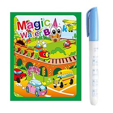 葉子小舖 兒童塗鴉本 畫畫本 交通工具繪本套裝 (含畫筆) 5入, 激發兒童創意, 1入