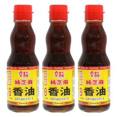 譽方媽媽 純芝麻香油 185ml 嚴選白芝麻製成 遵循古法製作 無添加防腐劑、香料, 3瓶