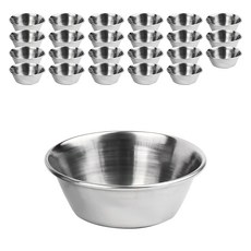 不鏽鋼醬料碟 調味碟 1.5號 24入, 24個, 銀