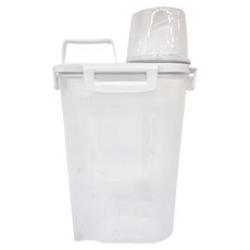 PUSH! 密封罐雜糧收納盒 2個, PP5聚丙烯材質, 2.5L容量, 8.5 x 15 x 29cm, I101