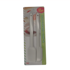 Cakeland JP 小抹刀&小湯匙 一体成型 Set, 耐熱204℃ 矽膠材質 細長外型, CK1232, 1組