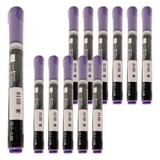 LIBERTY 利百代 No. 910B 環保嘜克筆 (斜方尖), 紫色, 12支