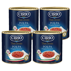 CIRIO 碎粒蕃茄, 2.55kg, 4罐