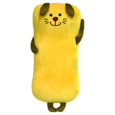 J&N 造型長抱枕 94%聚酯纖維 6%彈性纖維, 40 x 20 x 10cm, 卡哇依狗