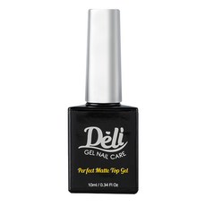 Deli Beauty Perfect 霧面上層美甲凝膠 - 10ml, 透明, 1瓶