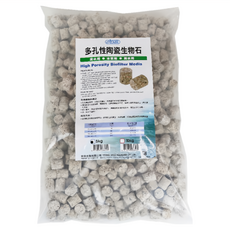 ISTA 伊士達 多孔性陶瓷生物石 柱狀 陶瓷環 多孔隙濾材 淨水培菌濾材 IF-645, 1包