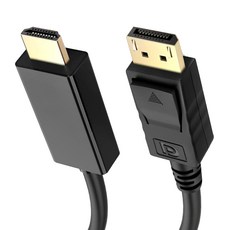 UniSync DisplayPort 轉 HDMI 高畫質影像轉接線 1.8M, 單一商品, 1條