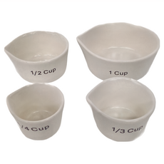 Architec TSP 烘焙陶瓷量杯4件組, 米白色, 1組