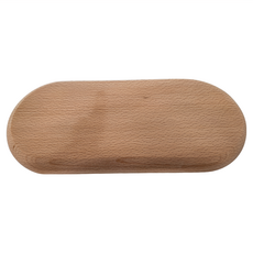 日式橢圓木製餐盤 櫸木, 30 x 13 x 2cm, 1個
