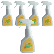 怕怕髒 橙淨碗盤洗碗精 奶瓶清潔劑, 400ml, 5瓶