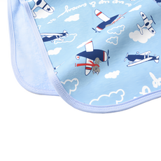 bebehome 竹纖維三層嬰兒防水隔尿墊 150 x 200cm 藍天飛機, 藍色, 1條
