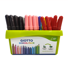 GIOTTO 可洗式兒童安全彩色筆，108支裝，安全無毒，適用於3歲以上兒童, 12色, 1組