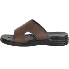 Dodo Partners 男士雙層氣墊柔軟拖鞋, 棕色, 270