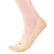 隱形蕾絲襪 8雙, 膚色, 23~24cm