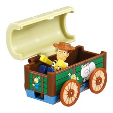 TAKARA TOMY 迪士尼玩具總動員 胡迪玩具箱 TOMICA合金車 R-DS05, 1個