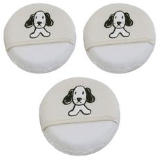 Wanwanbaby 嬰兒粉撲 - 柔軟觸感，呵護Baby細嫩肌膚, 3個