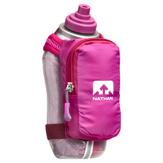 NATHAN SpeedDraw反光手握壺 保冷, 粉紅色, 535ml, 1個