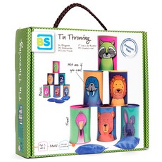 BS Toys 丟罐子 訓練手眼協調 室內戶外皆宜, 1盒, 動物