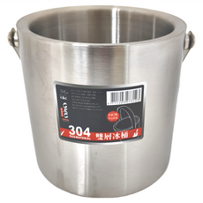 c&c 304不鏽鋼雙層冰桶, 14cm, 1個, 非黑松商品
