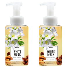 Bova 法柏精品香氛 香氛洗手慕絲 白麝香 450ml 溫和潔淨 保濕呵護, 2瓶