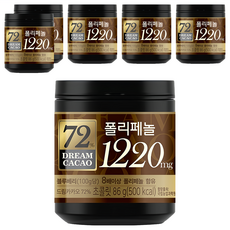 LOTTE 樂天 Dream Cacao 72% 巧克力球 86g 罐裝 小巧骰子狀設計, 6罐