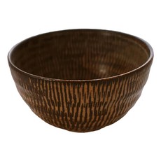 KANNA 日本製 陶瓷碗 寬13.5cm 高7.5cm 容量480mL, 伊賀點紋, 1個