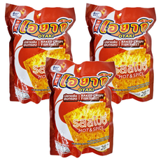 逢國食品 香烤脆魚片 麻辣風味, 28g, 3包