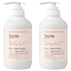 jmella 法式漫舞香水身體乳液 - Sparkling Rose, 黑醋栗/玫瑰/麝香, 500ml, 2瓶