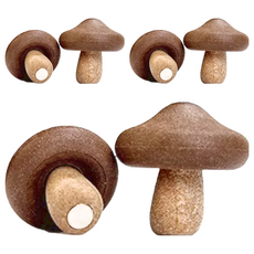 QUALy Shiitake Magnet 磁鐵 6個, 森林菇菇