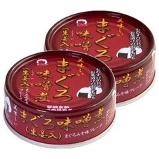 伊藤食品 鮪魚罐頭 味增煮 日本原裝進口 輕鬆料理好美味 居家外出即開即食, 70g, 2罐