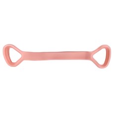 理享家 一體式健身瑜珈8字拉力繩 10公斤拉力, 1個, 淡粉色