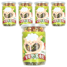 飯友 寶寶野菜香鬆, 100%純蔬菜, 45g, 5罐