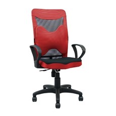 收納王妃 人體工學椅 2D-09, 紅色